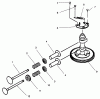 Toro 30165 - Mid-Size Proline Gear Traction Unit, 12.5 hp, 1995 (5900001-5999999) Ersatzteile VALVE/CAMSHAFT