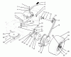 Toro 30166 - Mid-Size Proline Gear Traction Unit, 12.5 hp, 1995 (590001-599999) Ersatzteile AXLE ASSEMBLY