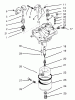 Toro 30166 - Mid-Size Proline Gear Traction Unit, 12.5 hp, 1995 (590001-599999) Ersatzteile CARBURETOR ASSEMBLY