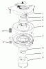 Toro 30166 - Mid-Size Proline Gear Traction Unit, 12.5 hp, 1995 (590001-599999) Ersatzteile CLUTCH ASSEMBLY NO. 54-3200