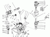 Toro 30166 - Mid-Size Proline Gear Traction Unit, 12.5 hp, 1995 (590001-599999) Ersatzteile CRANKCASE ASSEMBLY