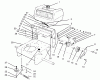 Toro 30166 - Mid-Size Proline Gear Traction Unit, 12.5 hp, 1995 (590001-599999) Ersatzteile FRAME ASSEMBLY