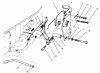 Toro 30166 - Mid-Size Proline Gear Traction Unit, 12.5 hp, 1995 (590001-599999) Ersatzteile GOVERNOR ASSEMBLY