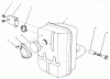Toro 30166 - Mid-Size Proline Gear Traction Unit, 12.5 hp, 1995 (590001-599999) Ersatzteile MUFFLER ASSEMBLY