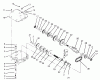 Toro 30166 - Mid-Size Proline Gear Traction Unit, 12.5 hp, 1995 (590001-599999) Ersatzteile PEERLESS TRANSMISSION MODEL NO. 700-039