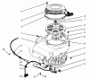 Toro 30166 - Mid-Size Proline Gear Traction Unit, 12.5 hp, 1995 (590001-599999) Ersatzteile RECOIL & FLYWHEEL ASSEMBLY