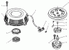 Toro 30166 - Mid-Size Proline Gear Traction Unit, 12.5 hp, 1995 (590001-599999) Ersatzteile STARTER