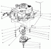 Toro 30175 - Mid-Size Proline Gear Traction Unit, 14 hp, 1991 (10000001-19999999) Ersatzteile ENGINE ASSEMBLY