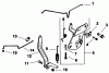 Toro 30175 - Mid-Size Proline Gear Traction Unit, 14 hp, 1991 (10000001-19999999) Ersatzteile ENGINE CONTROL-KOHLER ENGINE MODEL NO. CV14 T-1412