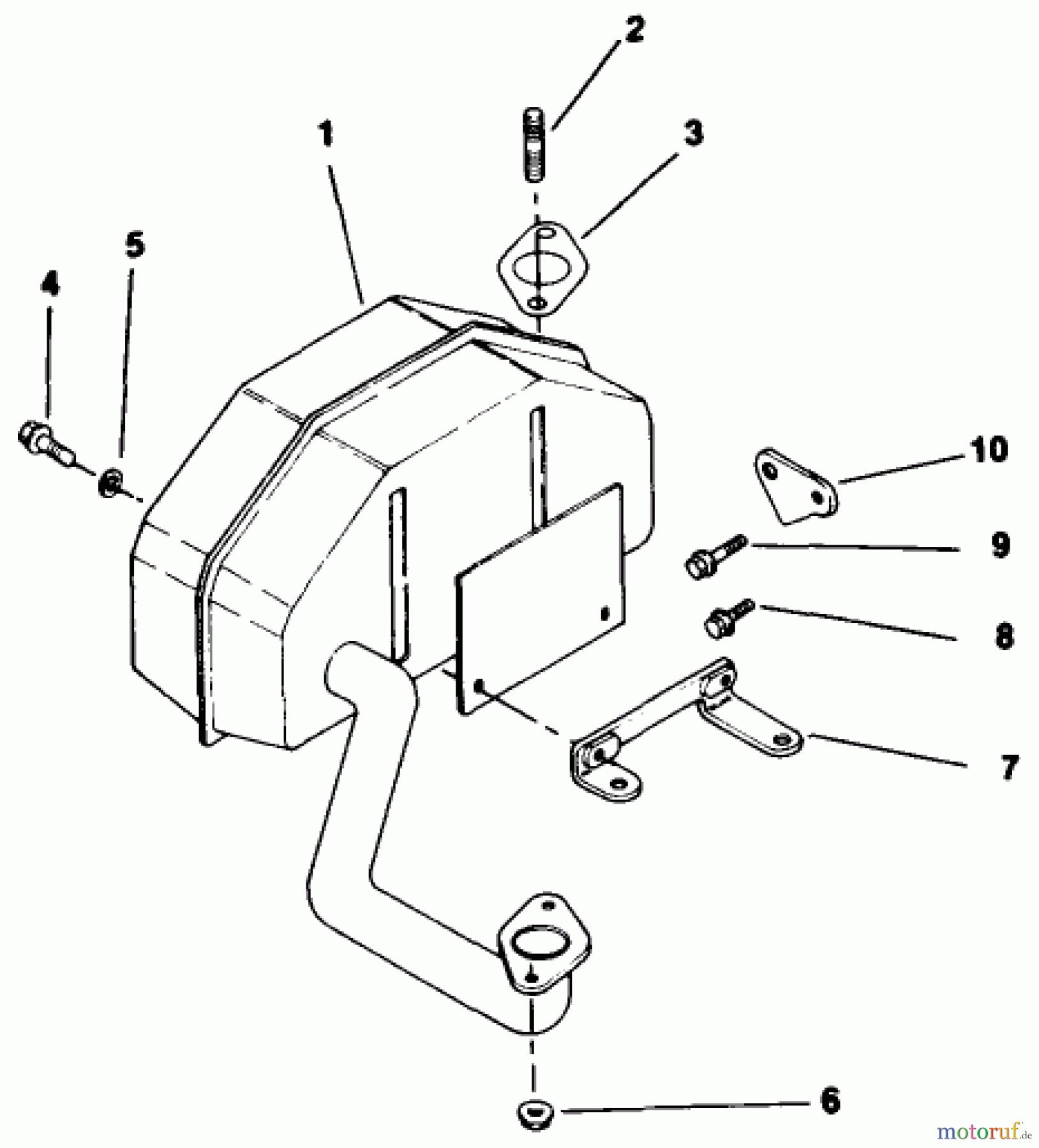 Toro Neu Mowers, Drive Unit Only 30175 - Toro Mid-Size Proline Gear Traction Unit, 14 hp, 1991 (10000001-19999999) EXHAUST-KOHLER ENGINE MODEL NO. CV14 T-1412