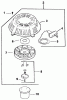 Toro 30175 - Mid-Size Proline Gear Traction Unit, 14 hp, 1991 (10000001-19999999) Ersatzteile STARTING SYSTEM-KOHLER ENGINE MODEL NO. CV14 T-1412