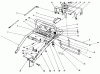 Toro 30175 - Mid-Size Proline Gear Traction Unit, 14 hp, 1992 (20000001-29999999) Ersatzteile HANDLE ASSEMBLY