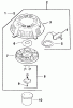Toro 30175 - Mid-Size Proline Gear Traction Unit, 14 hp, 1992 (20000001-29999999) Ersatzteile STARTING SYSTEM-ENGINE KOHLER MODEL NO. CV14 T-1412