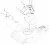 Toro 100-2873 - Kawasaki BBC Conversion Kit Ersatzteile DISCHARGE TUNNEL & ENGINE GUARD ASSEMBLY