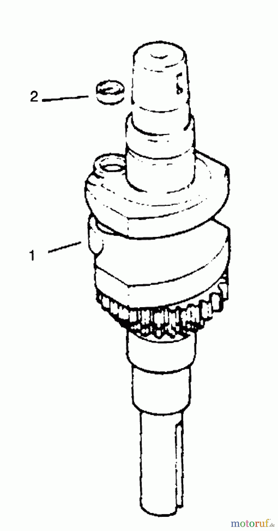 Toro Neu Mowers, Drive Unit Only 30175 - Toro Mid-Size Proline Gear Traction Unit, 14 hp, 1994 (49000001-49999999) ENGINE KOHLER CRANKSHAFT
