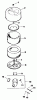 Toro 30180 - Mid-Size Proline Gear Traction Unit, 16 hp, 1991 (100001-199999) Ersatzteile AIR INTAKE-ENGINE KOHLER MODEL NO. MV16S-TYPE 56511