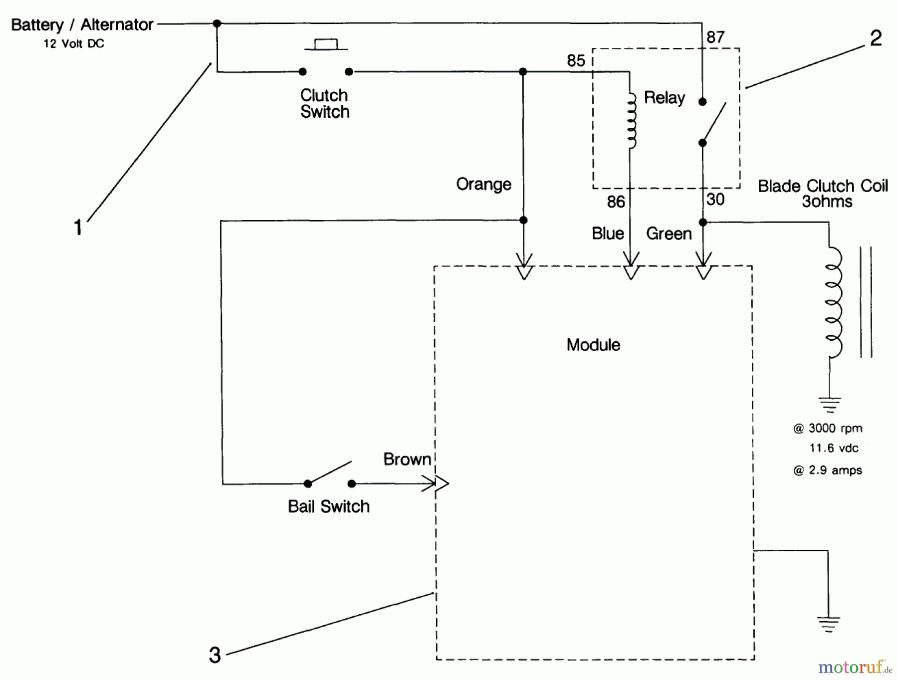 Toro Neu Mowers, Drive Unit Only 30180 - Toro Mid-Size Proline Gear Traction Unit, 16 hp, 1991 (100001-199999) ELECTRIC SCHEMATIC