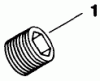 Toro 30180 - Mid-Size Proline Gear Traction Unit, 16 hp, 1991 (100001-199999) Ersatzteile OIL PRESSURE SWITCH-ENGINE KOHLER MODEL NO. MV16S-TYPE 56511