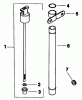 Toro 30180 - Mid-Size Proline Gear Traction Unit, 16 hp, 1992 (200001-299999) Ersatzteile DIPSTICK-ENGINE KOHLER MODEL NO. MV16S-TYPE 56519