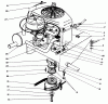 Toro 30180 - Mid-Size Proline Gear Traction Unit, 16 hp, 1992 (200001-299999) Ersatzteile ENGINE ASSEMBLY