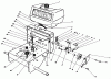 Toro 30180 - Mid-Size Proline Gear Traction Unit, 16 hp, 1992 (200001-299999) Ersatzteile FRAME ASSEMBLY