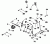 Toro 30180 - Mid-Size Proline Gear Traction Unit, 16 hp, 1992 (200001-299999) Ersatzteile GOVERNOR-ENGINE KOHLER MODEL NO. MV16S-TYPE 56519