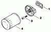 Toro 30180 - Mid-Size Proline Gear Traction Unit, 16 hp, 1992 (200001-299999) Ersatzteile OIL FILTER-ENGINE MODEL NO. MV16S-TYPE 56519