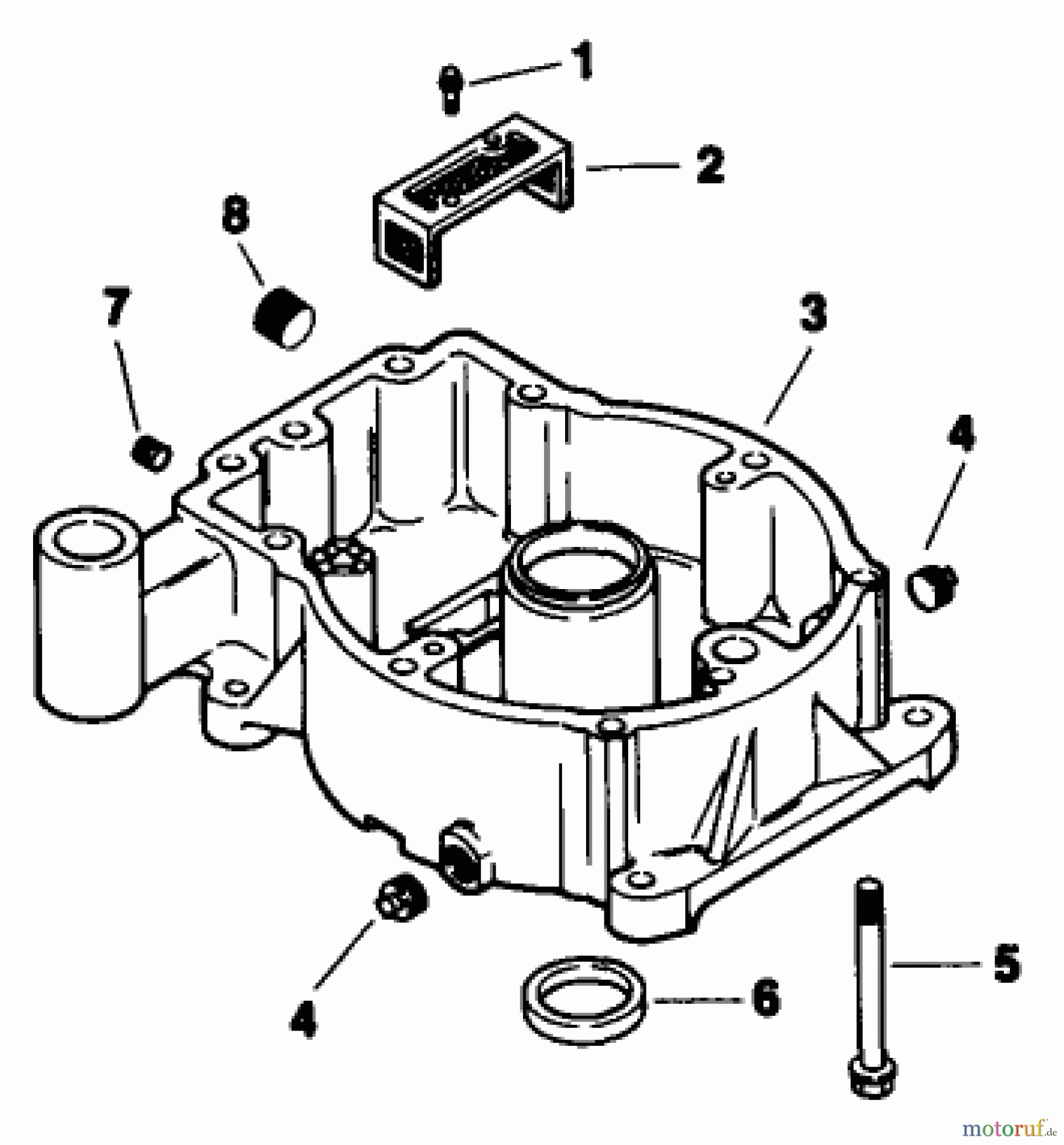  Toro Neu Mowers, Drive Unit Only 30180 - Toro Mid-Size Proline Gear Traction Unit, 16 hp, 1992 (200001-299999) OIL PAN-ENGINE KOHLER MODEL NO. MV16S-TYPE 56519