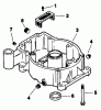 Toro 30180 - Mid-Size Proline Gear Traction Unit, 16 hp, 1992 (200001-299999) Ersatzteile OIL PAN-ENGINE KOHLER MODEL NO. MV16S-TYPE 56519