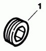 Toro 30180 - Mid-Size Proline Gear Traction Unit, 16 hp, 1992 (200001-299999) Ersatzteile OIL PRESSURE SWITCH-ENGINE KOHLER MODEL NO. MV16S-TYPE 56519