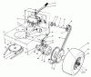 Toro 30180 - Mid-Size Proline Gear Traction Unit, 16 hp, 1994 (490001-490730) Ersatzteile AXLE ASSEMBLY