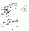 Toro 30180 - Mid-Size Proline Gear Traction Unit, 16 hp, 1994 (490001-490730) Ersatzteile BATTERY ASSEMBLY