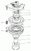 Toro 30180 - Mid-Size Proline Gear Traction Unit, 16 hp, 1994 (490001-490730) Ersatzteile CLUTCH ASSEMBLY NO. 54-3200