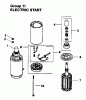 Toro 30180 - Mid-Size Proline Gear Traction Unit, 16 hp, 1994 (490001-490730) Ersatzteile ENGINE KOHLER MODEL NO. MV16S-TYPE PS56519 ELECTRIC START GROUP 11