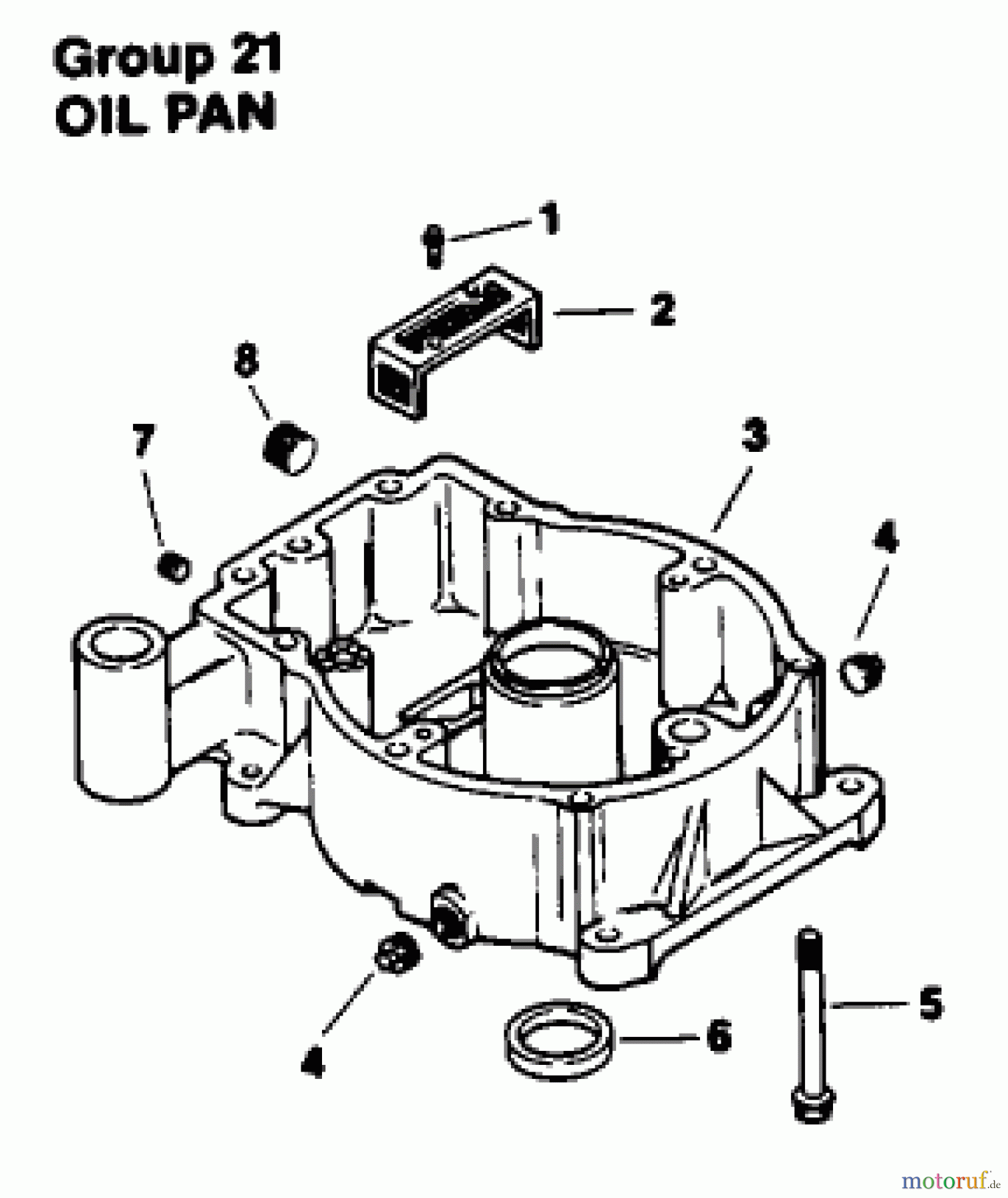 Toro Neu Mowers, Drive Unit Only 30180 - Toro Mid-Size Proline Gear Traction Unit, 16 hp, 1994 (490001-490730) ENGINE KOHLER MODEL NO. MV16S-TYPE PS56519 OIL PAN GROUP 21