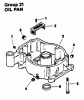Toro 30180 - Mid-Size Proline Gear Traction Unit, 16 hp, 1994 (490001-490730) Ersatzteile ENGINE KOHLER MODEL NO. MV16S-TYPE PS56519 OIL PAN GROUP 21