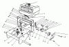 Toro 30180 - Mid-Size Proline Gear Traction Unit, 16 hp, 1994 (490001-490730) Ersatzteile FRAME ASSEMBLY