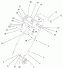 Toro 30180 - Mid-Size Proline Gear Traction Unit, 16 hp, 1994 (490001-490730) Ersatzteile HANDLE ASSEMBLY