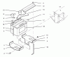 Toro 30180 - Mid-Size Proline Gear Traction Unit, 16 hp, 1995 (590001-599999) Ersatzteile BATTERY