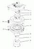 Toro 30180 - Mid-Size Proline Gear Traction Unit, 16 hp, 1995 (590001-599999) Ersatzteile CLUTCH ASSEMBLY NO. 54-3200