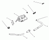 Toro 30180 - Mid-Size Proline Gear Traction Unit, 16 hp, 1995 (590001-599999) Ersatzteile FUEL PUMP, LINE AND FILTER ENGINE KOHLER MODEL NO. MV16S-TYPE PS56519