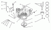 Toro 30181 - Mid-Size Proline Gear Traction Unit, 16 hp, 1995 (59000001-59999999) Ersatzteile CRANKCASE KOHLER ENGINE CV18S - PS 61521