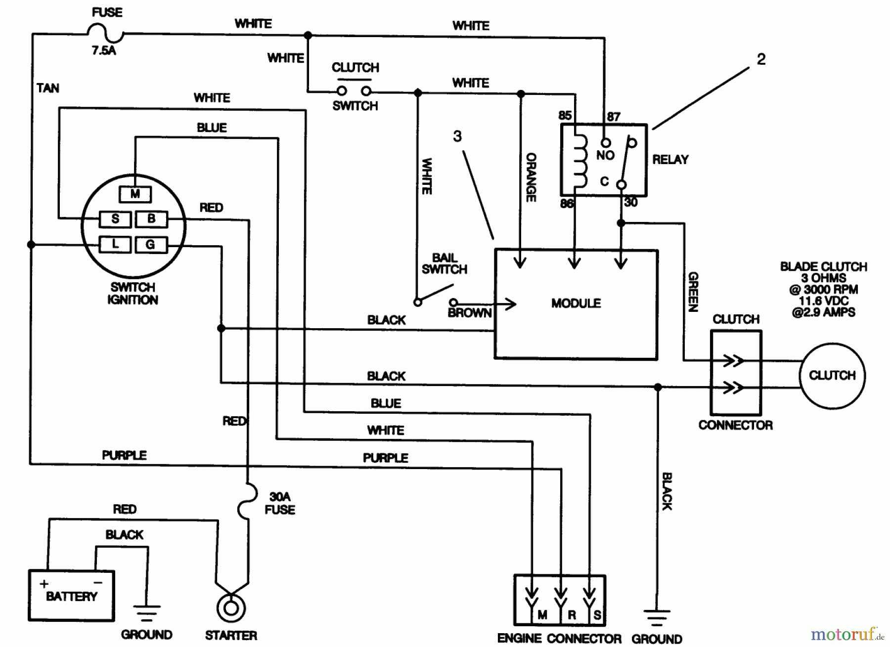 Toro Neu Mowers, Drive Unit Only 30181 - Toro Mid-Size Proline Gear Traction Unit, 16 hp, 1995 (59000001-59999999) ELECTRIC SCHEMATIC