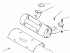 Toro 30181 - Mid-Size Proline Gear Traction Unit, 16 hp, 1995 (59000001-59999999) Ersatzteile EXHAUST KOHLER ENGINE CV18S - PS 61521