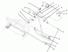 Toro 30181 - Mid-Size Proline Gear Traction Unit, 16 hp, 1995 (59000001-59999999) Ersatzteile HANDLE ASSEMBLY #2