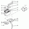 Toro 30185 - Mid-Size Proline Hydro Traction Unit, 14 hp, 1992 (20000001-29999999) Ersatzteile BATTERY ASSEMBLY