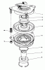Toro 30185 - Mid-Size Proline Hydro Traction Unit, 14 hp, 1992 (20000001-29999999) Ersatzteile CLUTCH ASSEMBLY NO. 54-3200