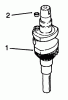 Toro 30185 - Mid-Size Proline Hydro Traction Unit, 14 hp, 1992 (20000001-29999999) Ersatzteile CRANKSHAFT-ENGINE KOHLER MODEL NO. CV14 S-1429