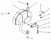 Toro 30185 - Mid-Size Proline Hydro Traction Unit, 14 hp, 1992 (20000001-29999999) Ersatzteile EXHAUST- ENGINE KOHLER MODEL NO. CV14 S-1429