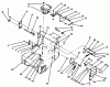 Toro 30185 - Mid-Size Proline Hydro Traction Unit, 14 hp, 1994 (49000001-49999999) Ersatzteile HYDRAULIC PUMP & LINKAGE ASSEMBLY